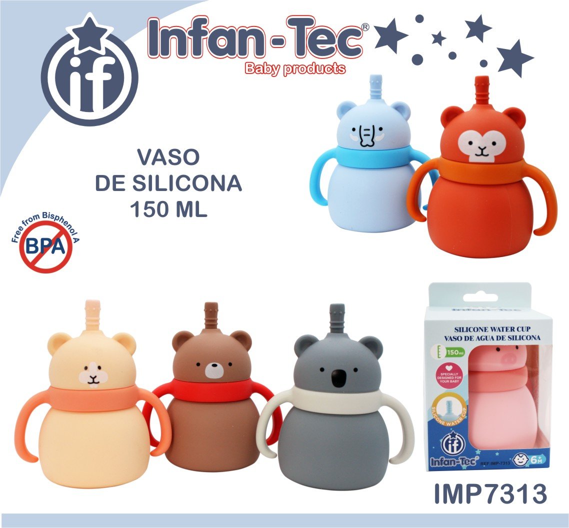 Vaso 150 ML para agua de silicona